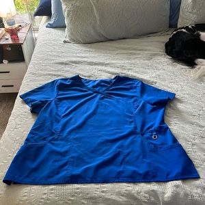 Cherokee Infinity Scrub Top. Royal Blue